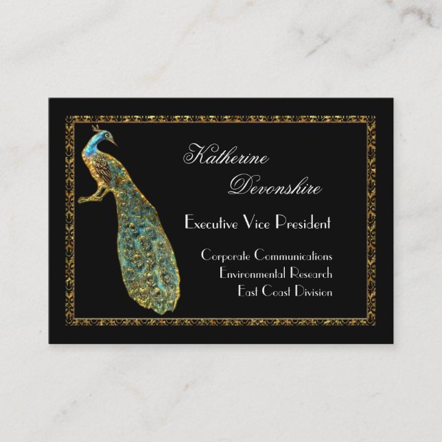 Cartão De Visita Swankshire Elegant Professional (Frente)