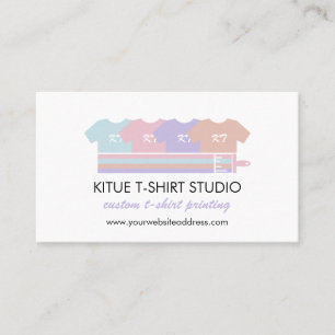 Cartão De Visita T Shirt Clothing Roupa Store POD