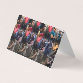 Cartão De Visita Tabuleiros destacam itens impressos em casa design