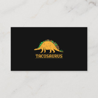 Cartão De Visita Tacosaurus Cinco de Mayo Funny Taco Dinosaur Lover