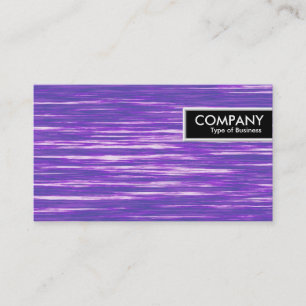 Cartão De Visita Tag da borda - interferência roxa