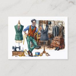 Cartão De Visita Tailor Sewing