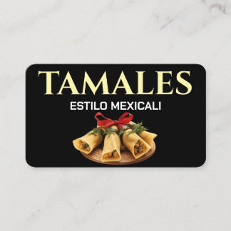 Cartão de Visita Tamales Estilo Mexicali