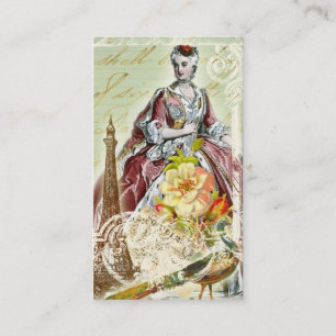 Cartão de visita tão francês de Le Pequeno Oh