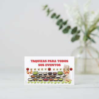 Cartão De Visita Taquezas
