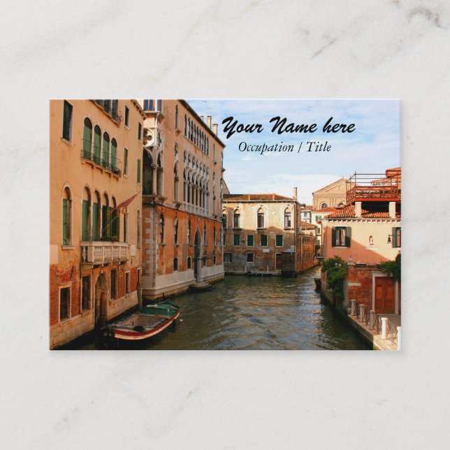 Cartão De Visita Tarde dourada (Frente)