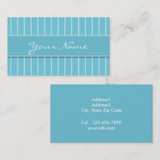 Cartão De Visita Tarjeta de Presentación - Líneas Azules