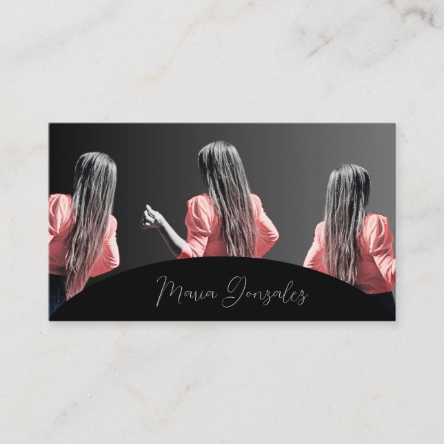 Cartão De Visita tarjeta de visita elegante  (Frente)