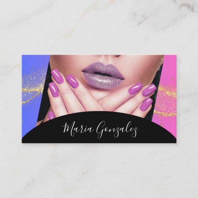 Cartão De Visita tarjeta de visita elegante  (Frente)