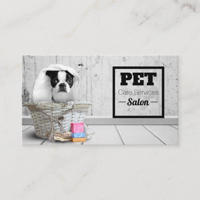 Cartão De Visita Tarjeta De Visita Mascota Grooming (Frente)