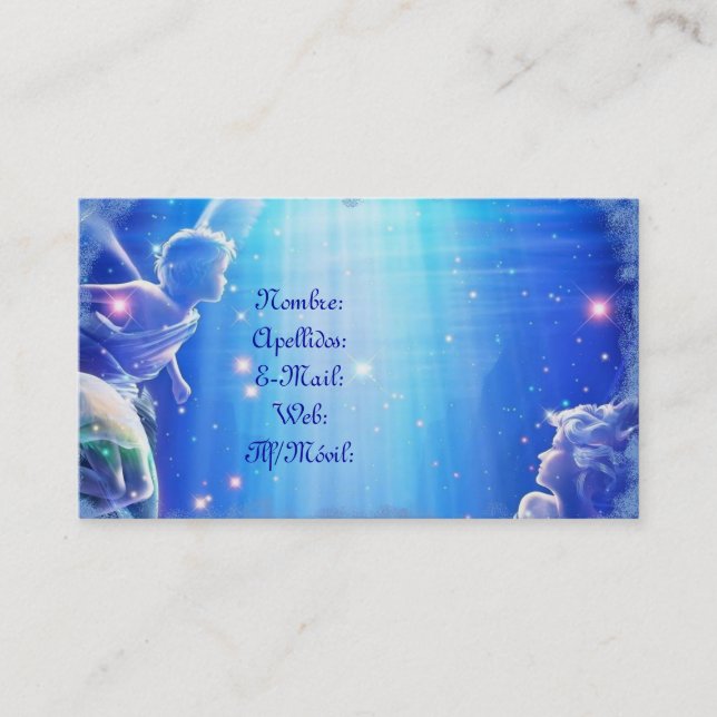 Cartão De Visita Tarjeta Visita Angeles (Frente)