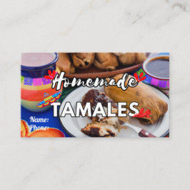 Cartão De Visita Tarjetas de Negocio Tamales