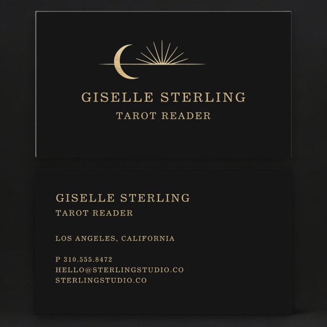 Cartão De Visita Tarot Reader (Criador carregado)