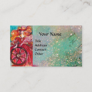 CARTÃO DE VISITA TAROTS DAS SOMBRAS PERDIDAS/RODA DA FORTUNA