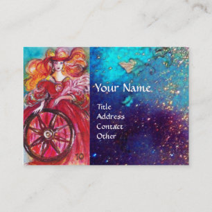 CARTÃO DE VISITA TAROTS DAS SOMBRAS PERDIDAS/RODA DA FORTUNA