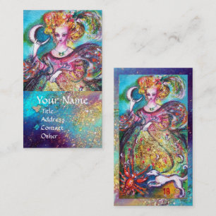 CARTÃO DE VISITA TAROTS DAS SOMBRAS PERDIDAS/SENHORA AZUL DA LUA