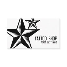 Tatuagem branca preta Símbolo estelar comprado car