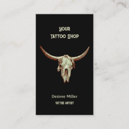 Cartão De Visita Tatuagem Negra Russa Ocidental Tatuagem Negra Comp