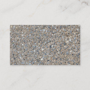 Cartão De Visita Taupe Concrete Cement Blue Aggregate Sidewalk