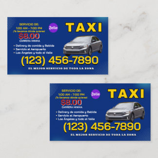 CARTÃO DE VISITA TAXI BUSINESS CARD
