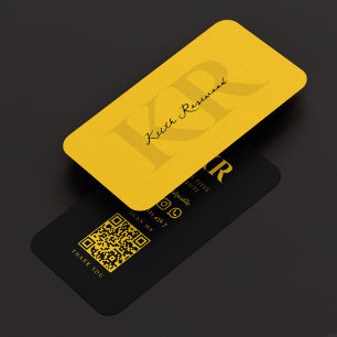 Cartão De Visita Taxi Cab Driver Transport Yellow Black Modern
