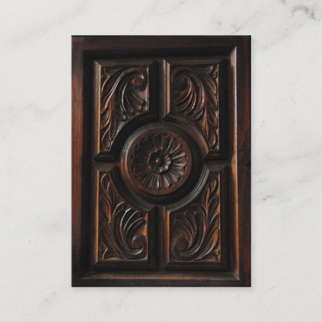 Cartão De Visita TCA de transporte de madeira (Frente)