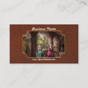 Cartão De Visita Tea party - compartilhando do chá com a avó 1936