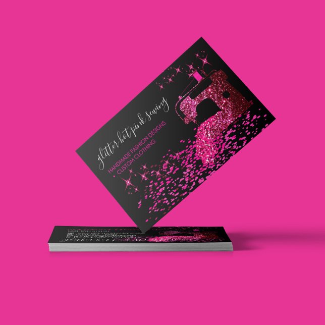 Cartão De Visita Tecido Rosa Quente para Máquina Tecido para Alfaia (Criador carregado)