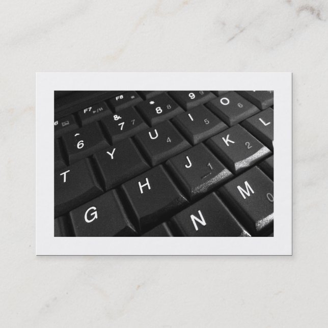 Cartão De Visita Teclado 02 (bordado) (Frente)