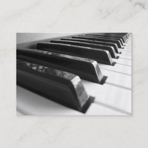 Cartão De Visita Teclado B&W, Mini Foto
