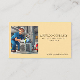 CARTÃO DE VISITA "TÉCNICO DE AR CONDICIONADO"