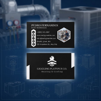Cartão De Visita Técnico de HVAC