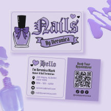 Técnico de Unhas Feminino Roxo e Preto Gótico