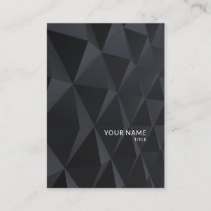 Cartão De Visita Tecnologia Black Modern Professional Elegante