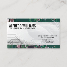 Cartão De Visita Tecnologia de Conselho Circuito | Programador de s