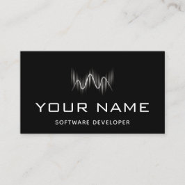 Cartão De Visita Tecnologia de Desenvolvedor de Software de Onda Ge