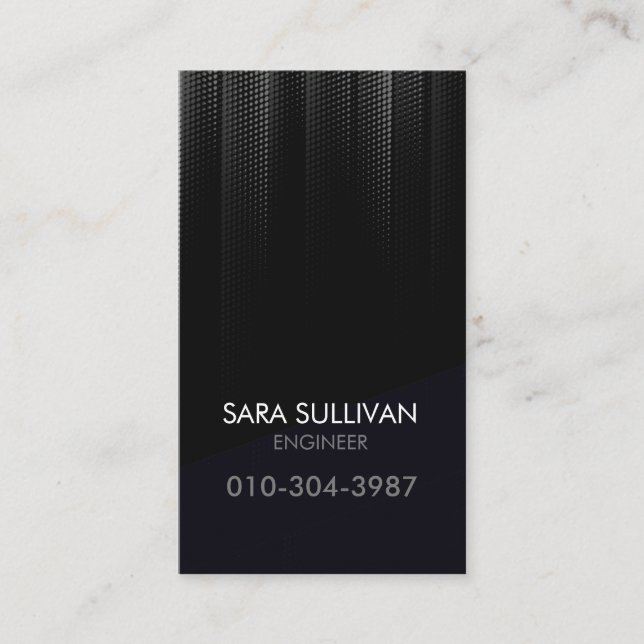 Cartão De Visita Tecnologia de engenharia de engenheiros (Frente)