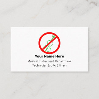 Cartão De Visita Tecnologia de instrumentos contra violações verdes