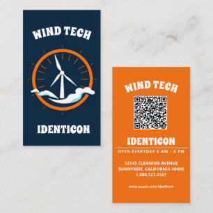 Cartão De Visita TECNOLOGIA EÓLICA com código QR