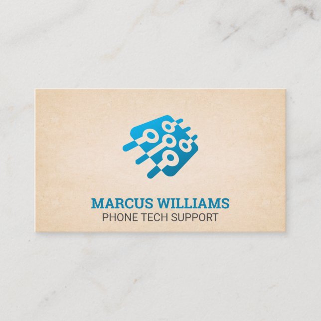 Cartão De Visita Tecnologia | Microchip (Frente)