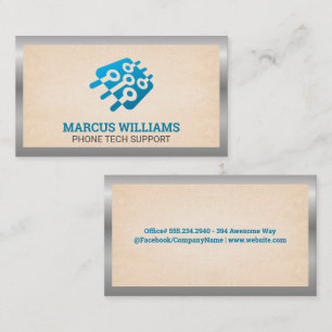 Cartão De Visita Tecnologia Microchip Fronteira