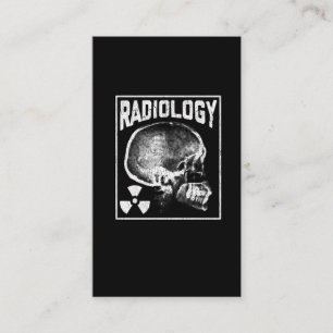 Cartão De Visita Tecnologia Radiológica do Skull Xray Tecnólogo