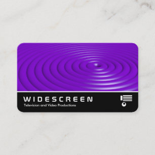 Cartão De Visita Tela ampla 0550 - Anéis - Roxo