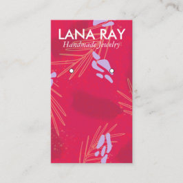 Cartão De Visita Tela Botânica Moderna