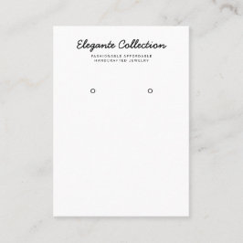 Cartão De Visita Tela de Alvorada Preta de Caligrafia