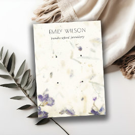 Cartão De Visita Tela de gravação de papel com mão flexível Textura