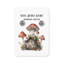 Tela de joalharia personalizada Boho Mushroom