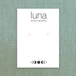 Cartão De Visita Tela de Joias de Altura de Fase Zodiac