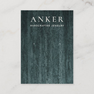 Cartão De Visita Tela de Joias de Alvo Verde