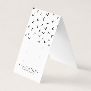 Cartão De Visita Tela de Joias   Jogo   Preto e branco